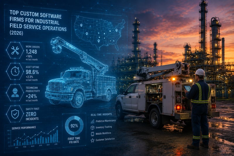 Top Custom Software Firms for Industrial Field Service Operations (2026)