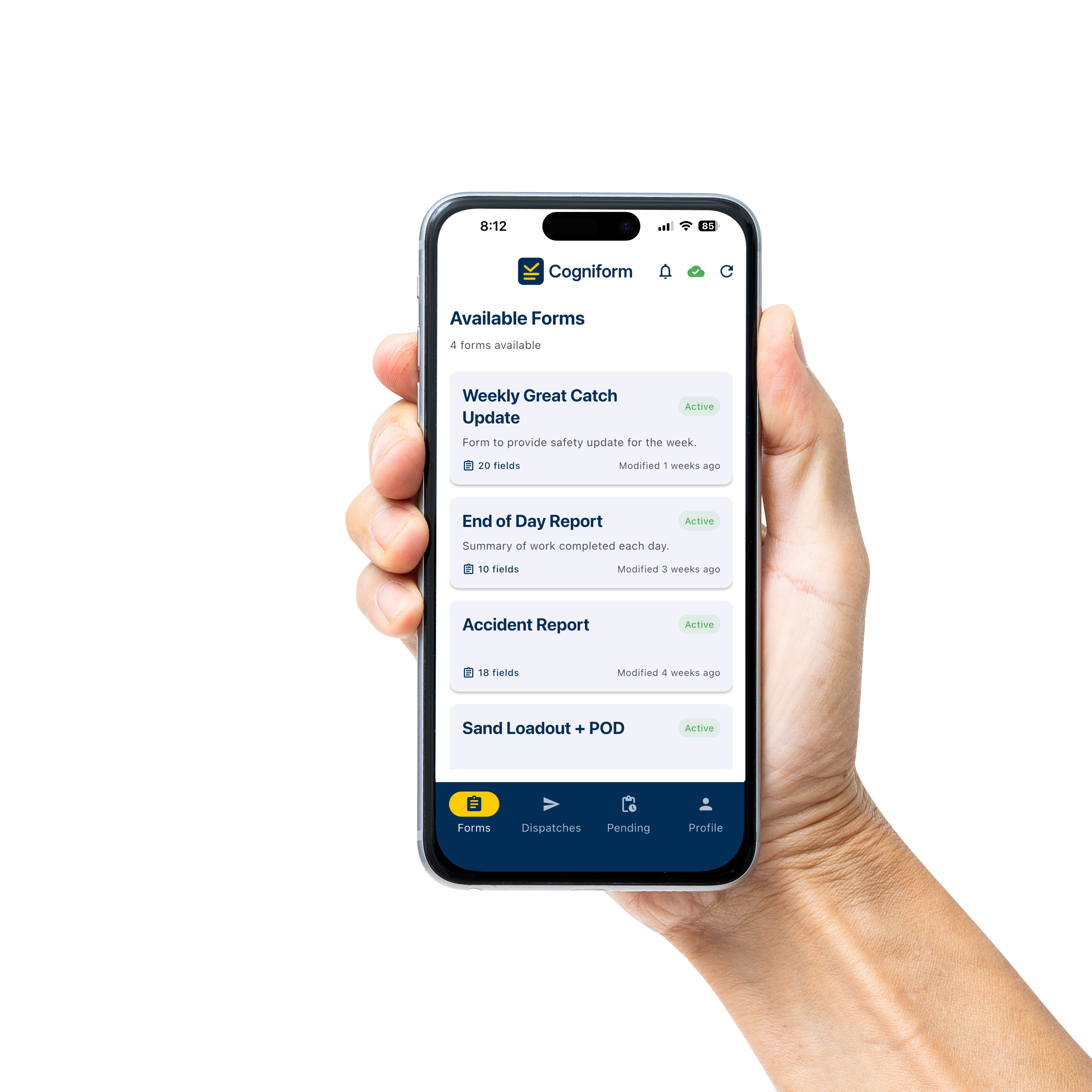 Cogniform in hand